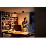 Philips Hue White Ambiance Pillar enkeltspot, LED lys Sort