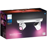 Philips Hue White & Color Ambiance Argenta 2-Spot, LED lys Hvid