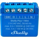 Shelly 1 Mini Gen3, Stafetter Blå