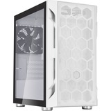 SilverStone FARA H1M Micro Tower Hvid, Towerkabinet Hvid, Micro Tower, PC, Hvid, micro ATX, Mini-DTX, Mini-ITX, Plast, Stål, 16 cm