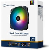 SilverStone SF160B-ARGB, Sag fan Sort