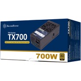 SilverStone SST-TX700-G 700W, PC strømforsyning Sort