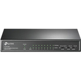 TP-Link TL-SF1009P netværksswitch Ikke administreret Fast Ethernet (10/100) Strøm over Ethernet (PoE) Sort Ikke administreret, Fast Ethernet (10/100), Fuld duplex, Strøm over Ethernet (PoE), Kan monteres på væggen