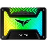 Team Group DELTA LITE RGB 1 TB, Solid state-drev Sort