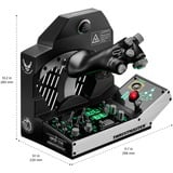 Thrustmaster Viper TQS Mission Pack Sort USB Flysimulator Analog/digital PC, Sæt Sort, Flysimulator, PC, Analog/digital, Ledningsført, USB, Sort