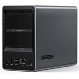 UGREEN NASync DXP2800 NAS System 2-Bay Kompakt Intel® N N100 8 GB DDR5 0 TB UGOS Pro Sort NAS, Kompakt, Intel® N, N100, 8 GB, DDR5