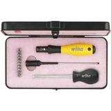 Wiha Moment-skruetrækker sæt TorqueVario-S ESD Sort/Gul