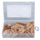 fischer Praktiske hjælpere, limning og samling med flade dyvler, Dyvel Bøg