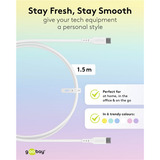 goobay USB 2.0 silikonekabel hvid, USB-C stik > USB-C stik Hvid