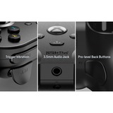 8BitDo Pro 2 Sort USB Gamepad Xbox One, Xbox Series S, Xbox Series X Sort, Gamepad, Xbox One, Xbox Series S, Xbox Series X, Ledningsført, USB, Sort, 3 m