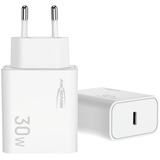 Ansmann Home Charger HC130PD / 3 A / 30 W / 1 port, Oplader Hvid