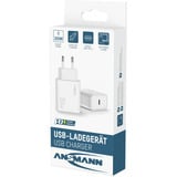 Ansmann Home Charger HC130PD / 3 A / 30 W / 1 port, Oplader Hvid