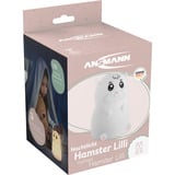 Ansmann Natlampe Hamster Lilli, Natlys Hvid