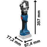 Bosch Batteridrevet hydraulisk presseværktøj GPH 18V-60 Professional solo, 18 Volt, Tryk på Blå