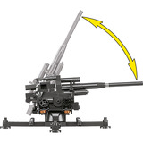 COBI 10,5 cm Flak 39, Bygge legetøj 