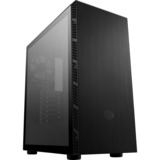 Cooler Master MasterBox MB600L V2 Midi Tower Sort, Towerkabinet Sort, Midi Tower, PC, Sort, ATX, micro ATX, Mini-ITX, Plast, Stål, Hærdet glas, 16,1 cm