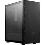 Cooler Master MasterBox MB600L V2 Midi Tower Sort, Towerkabinet Sort, Midi Tower, PC, Sort, ATX, micro ATX, Mini-ITX, Plast, Stål, Hærdet glas, 16,1 cm