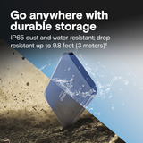 Crucial X10 Portable SSD 4 TB, Solid state-drev Blå