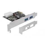 DeLOCK PCIe x1 kort til 2x ekstern USB 3.2 Gen 1, USB-controlleren 