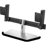 Dell Pro Dual-Monitorstandfuß MDS26, Skærmbeslag Sort/Sølv