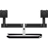Dell Pro Dual-Monitorstandfuß MDS26, Skærmbeslag Sort/Sølv