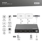 Digitus 8K HDMI Splitter, 1x2 Sort