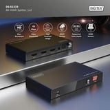 Digitus 8K HDMI Splitter, 1x2 Sort