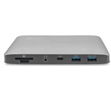 Digitus DA-70895, Docking station Sølv