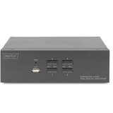 Digitus KVM-switch DisplayPort 4x 1, KVM-switchen Sort