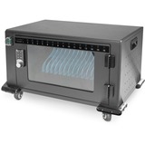 Digitus Mobil opladningsskab, 16 ladepladser, til tablets op til 14", Ladestation Sort