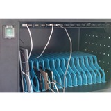 Digitus Mobil opladningsskab, 16 ladepladser, til tablets op til 14", Ladestation Sort