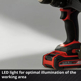 EINHELL Professionel batteridrevet slagboremaskine TP-CD 18/120 Li-i BL - Solo, 18 Volt, Slagborer skruemaskine Sort/Rød