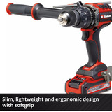 EINHELL Professionel batteridrevet slagboremaskine TP-CD 18/120 Li-i BL - Solo, 18 Volt, Slagborer skruemaskine Sort/Rød