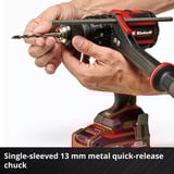 EINHELL TP-CD 18/70 Li-i BL, 4514310, Slagborer skruemaskine Sort/Rød