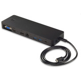 Fujitsu USB-C Port Replicator 2 renoveret, Docking station Sort