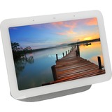 Google Nest Hub (Gen 2), Højttaler Hvid, Google Assistant, Rektandel, Hvid, Chalk, Android, iOS, 17,8 cm (7")