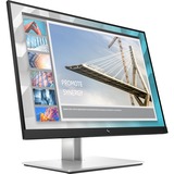HP E-Series E24i G4 WUXGA-skærm, LED-skærm Sort/Sølv, 61 cm (24"), 1920 x 1200 pixel, WUXGA, LCD, 5 ms, Sort
