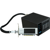 HighPoint RocketStor 6541AW 4-Bay PCIe 4.0 x16 NVMe, RAID-Gehäuse Sort