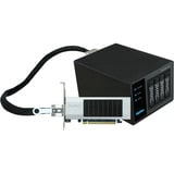 HighPoint RocketStor 6541AW 4-Bay PCIe 4.0 x16 NVMe, RAID-kabinet Sort