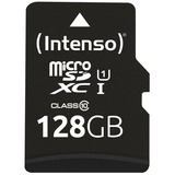 Intenso 3424491 hukommelseskort 128 GB MicroSD UHS-I Klasse 10 Sort, 128 GB, MicroSD, Klasse 10, UHS-I, Class 1 (U1), Temperaturbestandigt, Stødresistent, Vandtæt, Røntgenbestandig