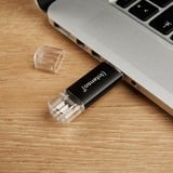 Intenso 3539490 USB-nøgle 64 GB USB Type-A / USB Type-C 3.2 Gen 1 (3.1 Gen 1) Anthracit, USB-stik antracit/gennemsigtig, 64 GB, USB Type-A / USB Type-C, 3.2 Gen 1 (3.1 Gen 1), 70 MB/s, Hætte, Anthracit