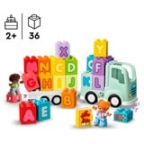 LEGO DUPLO Alfabetvogn, Bygge legetøj Byggesæt, 2 År, Plast, 36 stk, 858 g