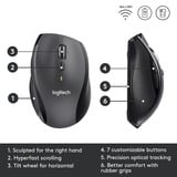 Logitech Customizable Mouse M705 mus Højre hånd RF trådløst Optisk 1000 dpi antracit, Højre hånd, Optisk, RF trådløst, 1000 dpi, Kul
