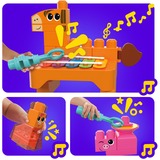 Mattel BLOKS -musikbondegårdband, Bygge legetøj Byggesæt, 1 År, Lydeffekter understøttet, Plast, 40 stk, 1,88 kg