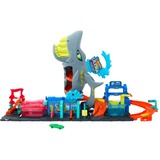 Mattel City Ultra Shark Car Wash, playset, Spil bygning playset, Racerkøretøj og banesæt, 3 År, Plast, Flerfarvet
