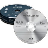 MediaRange MR507 read/write Blu-ray medie (BD) BD-R 50 GB 10 stk, Blu-ray-diske BD-R, 50 GB, 120 mm, 405 nm, 6x, Kageæske, Detail