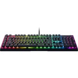 Razer Blackwidow V4 X, Gaming-tastatur Sort, DE-layout, Razer certificeret mekaniske grønne Switcher