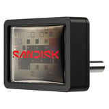 SanDisk Extreme Fit 64 GB, USB-stik Sort