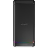 Sharkoon AK4W RGB Strip, Towerkabinet Sort
