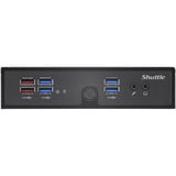 Shuttle DS50U Bundle inkl. 8 GB DDR5-RAM, Barebone Sort